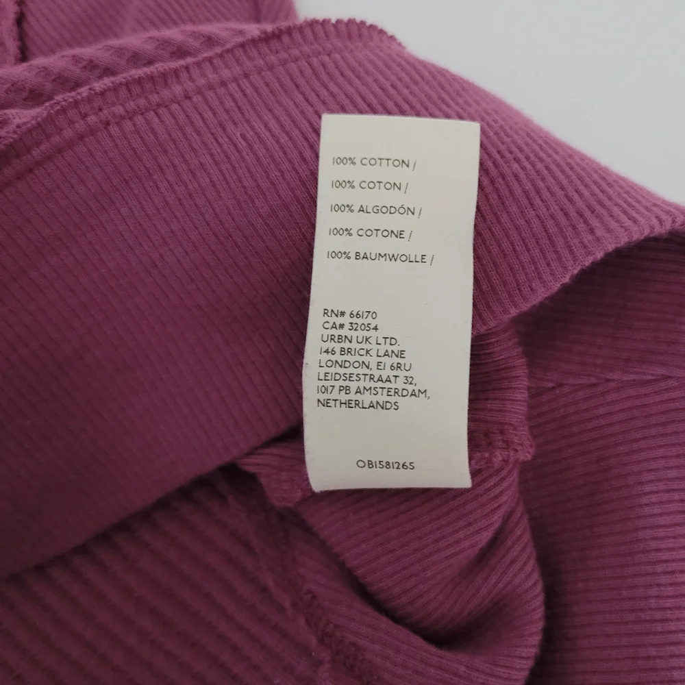 Free People   Women's Size M   Thermal Top   Mulberry - Picture 15 of 16